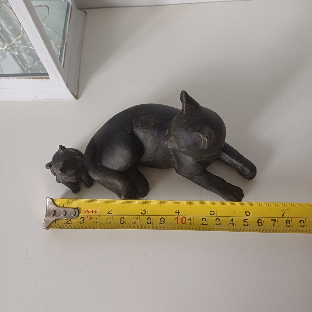 Cute Black Cat Mom And Kitten Baby - Picture 11 of 13